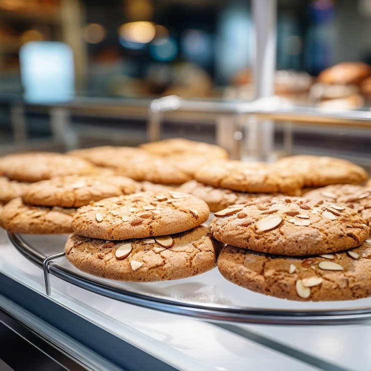 Apple and oatmeal cookies